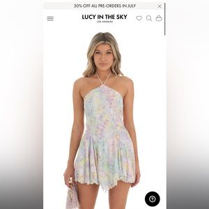 Lucy in the Sky Tie Die dress